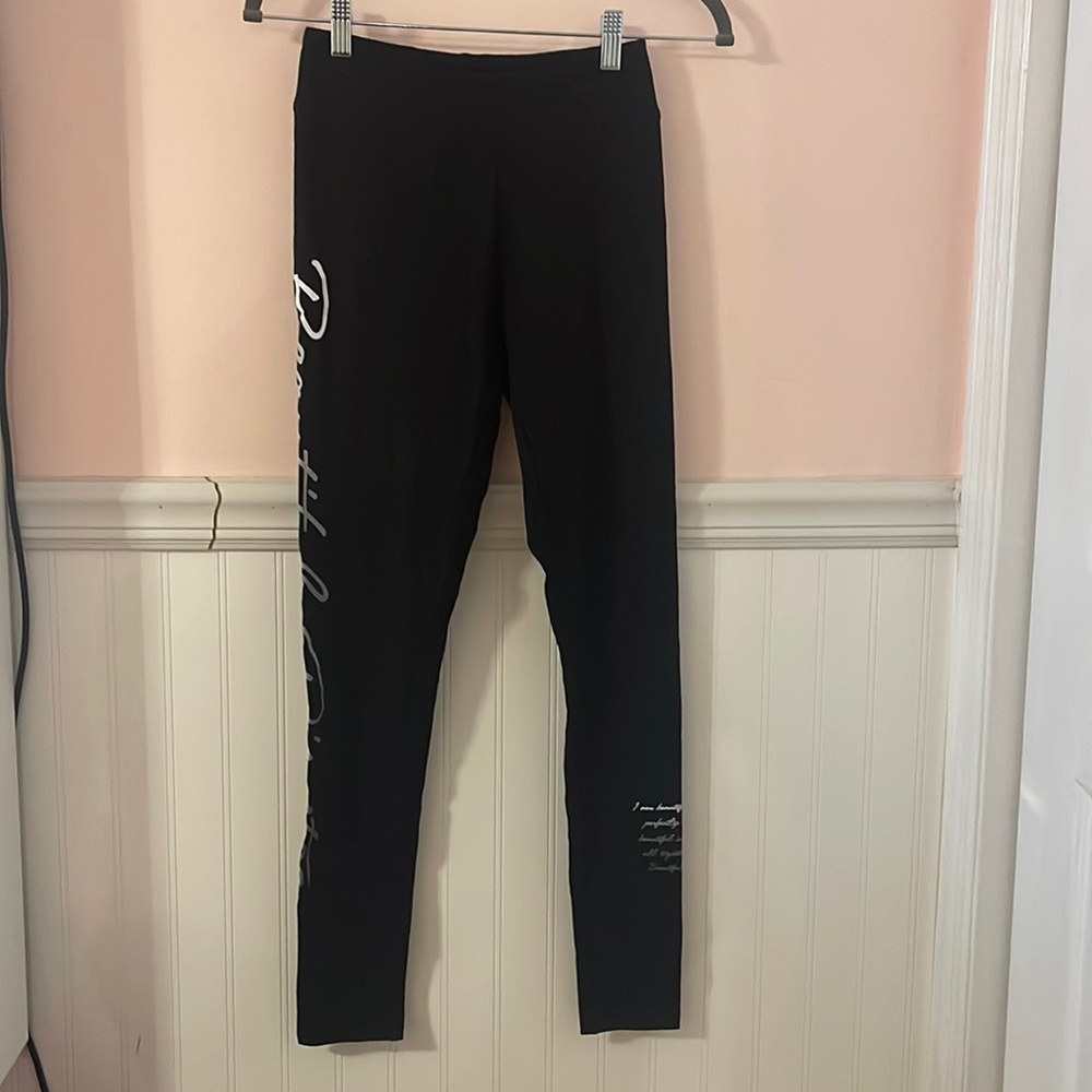 beautiful disaster black leggings